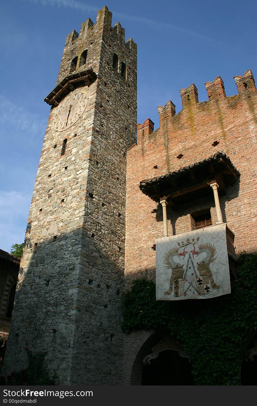 Caslte in Castell'arquato - Grazzano Visconti. Caslte in Castell'arquato - Grazzano Visconti