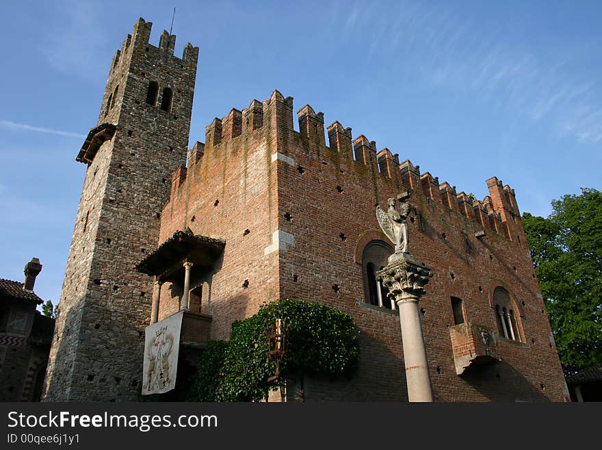 Caslte in Castell'arquato - Grazzano Visconti. Caslte in Castell'arquato - Grazzano Visconti