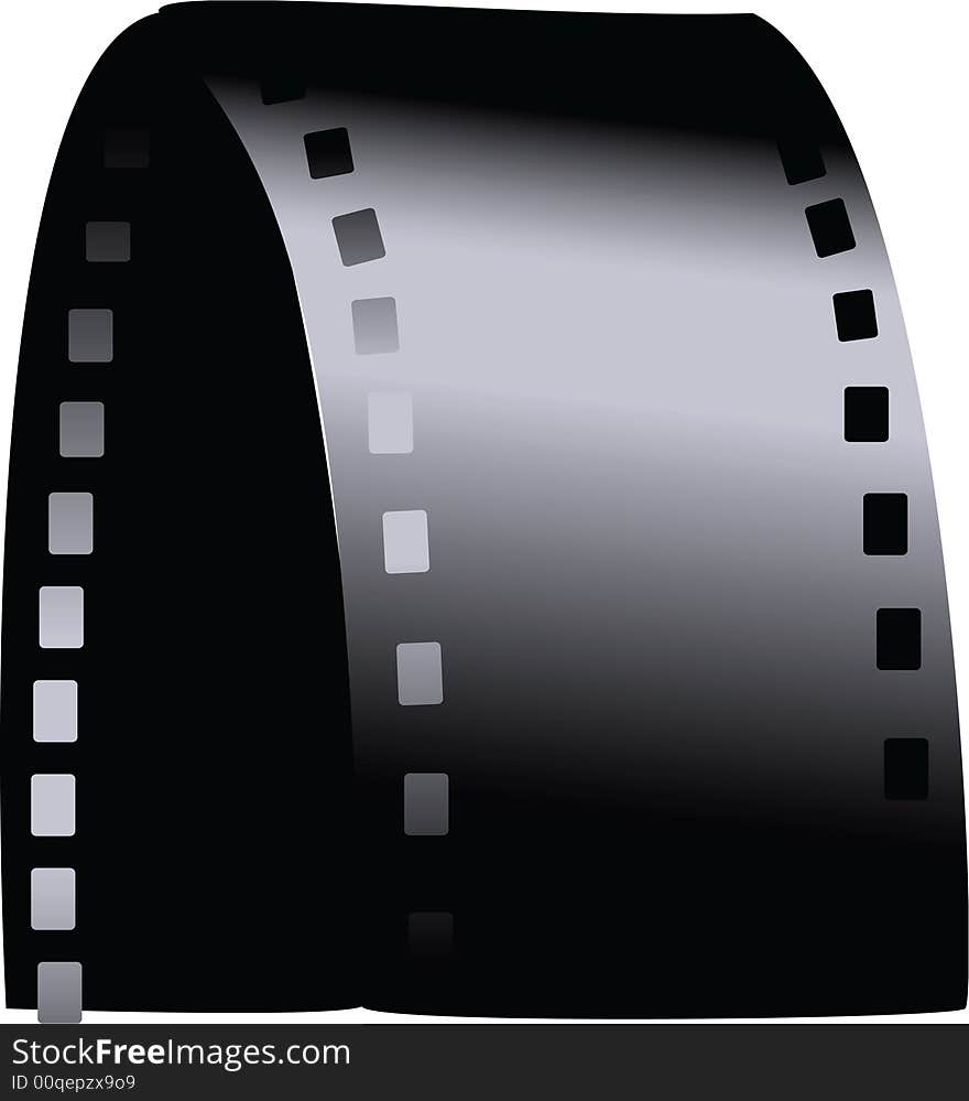 Illustration of filmstrip for your design. Illustration of filmstrip for your design.