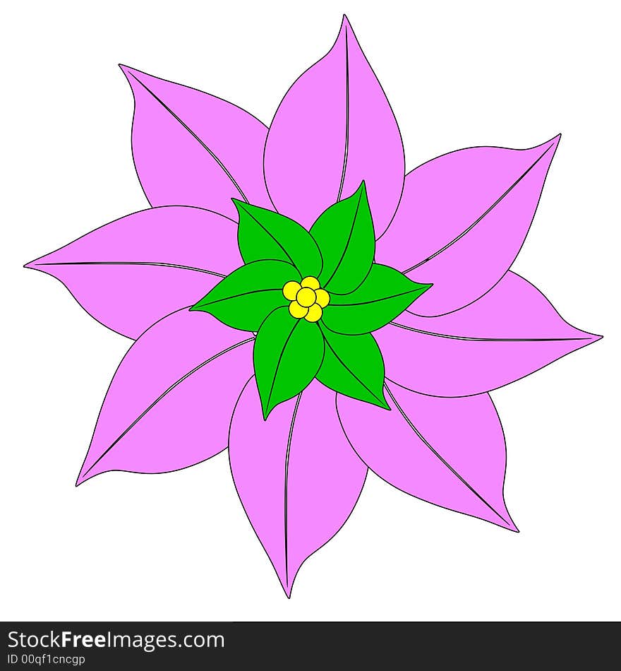 Flower - a computer generated image