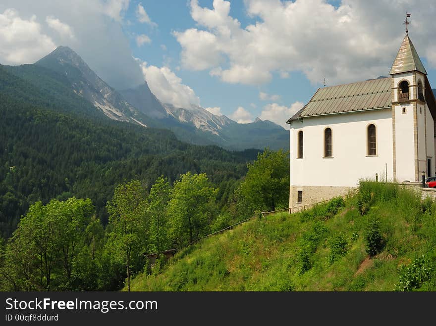 Church in the Italian Alps no.1