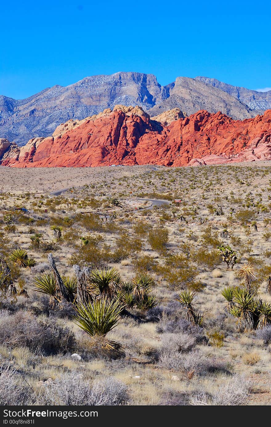 Picture of the Red Rock Canyon