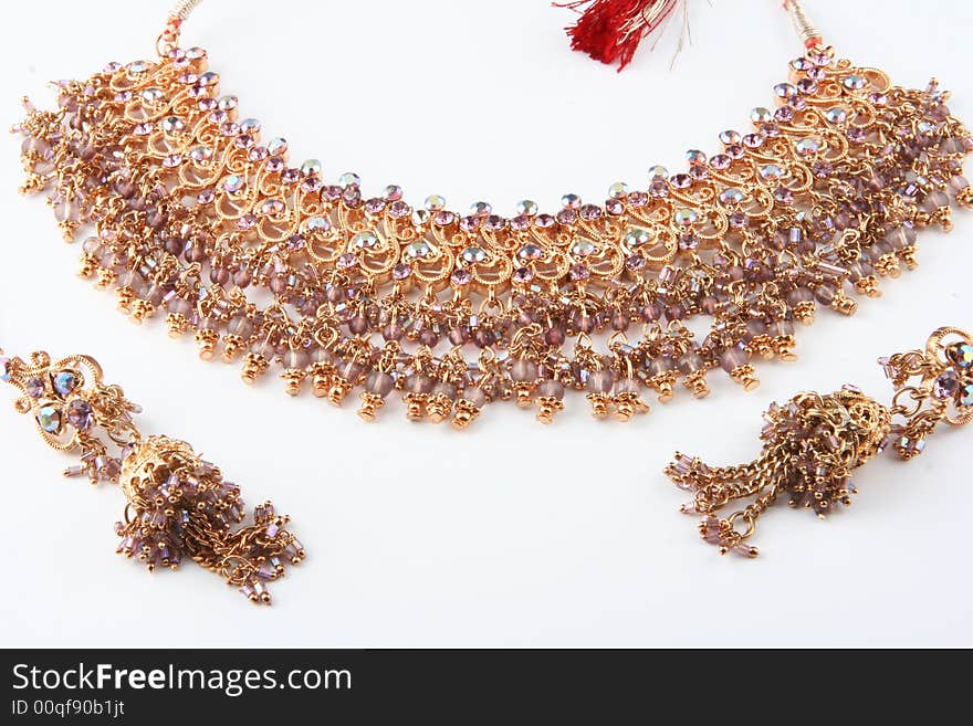 Indian nice golden jewellery in stock