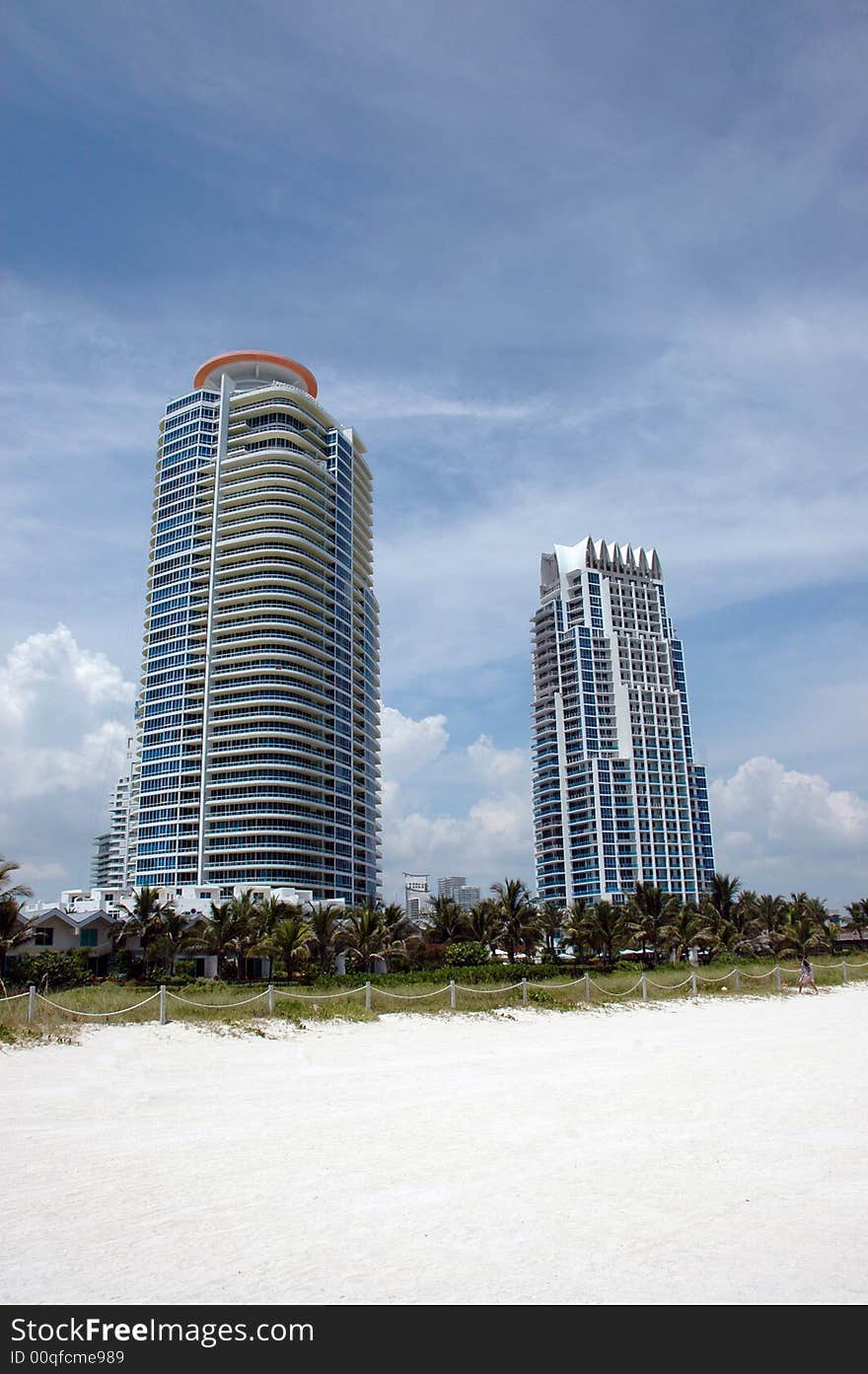 View of South Beach High Rise Condominiums near Beach