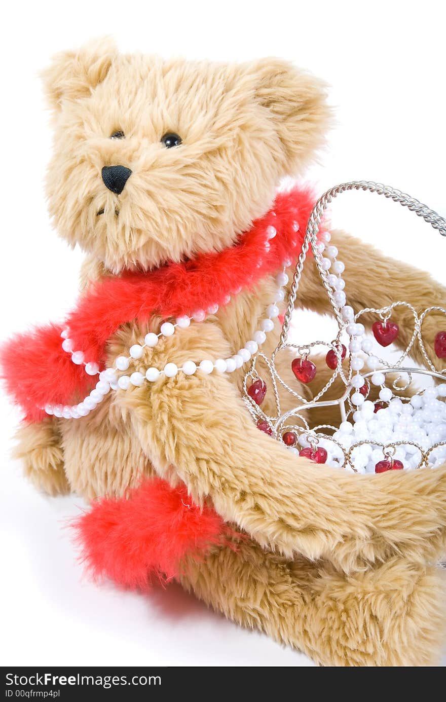 Teddy Bear And Basket