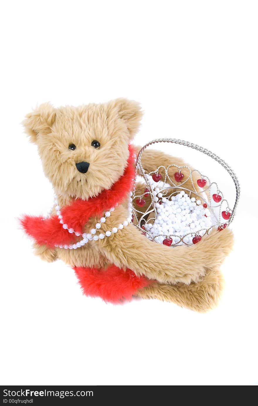 Teddy Bear And Basket