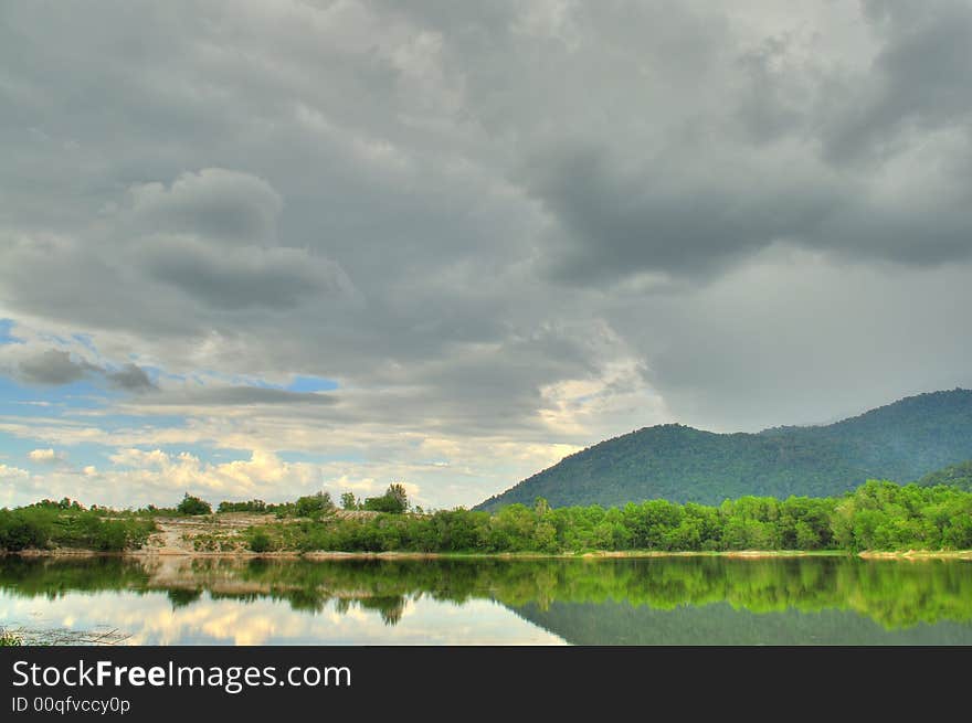 A view of a lake