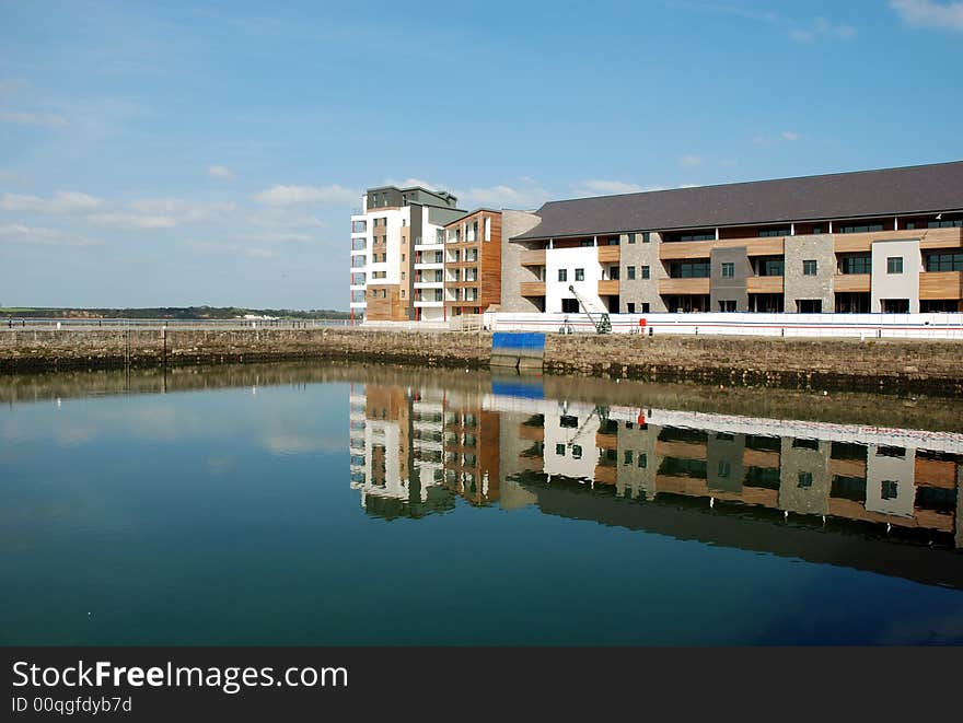 A view of the victoria docks development at caernarfon in north wales. A view of the victoria docks development at caernarfon in north wales.