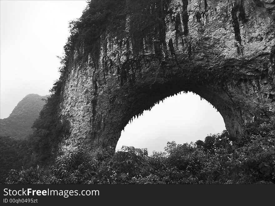 Moon Hill near Yangshuo, China