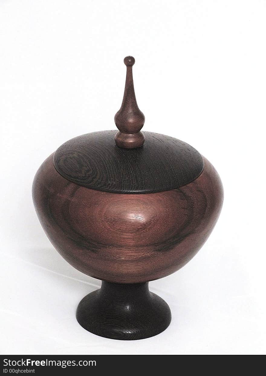 Vase wooden