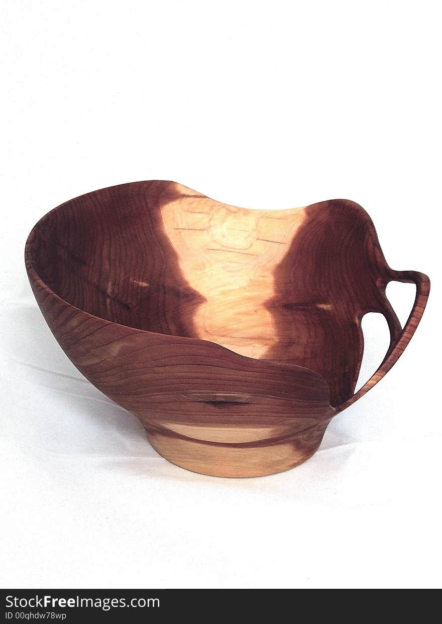 Vase wooden