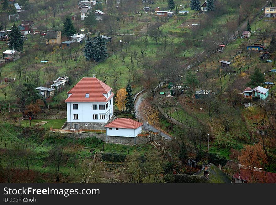 Little house in Town Znojmo. Czech Republic. Europe. Little house in Town Znojmo. Czech Republic. Europe