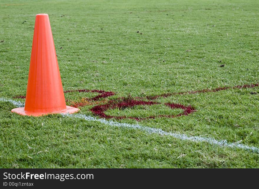 Cone used for marking 10 points in dog show. Cone used for marking 10 points in dog show.