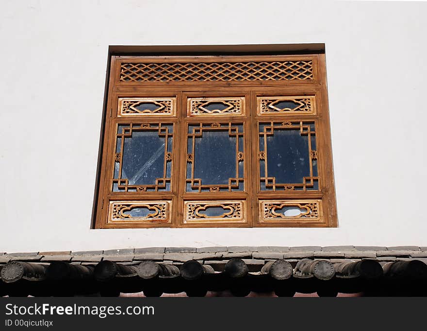 Chased wood windows