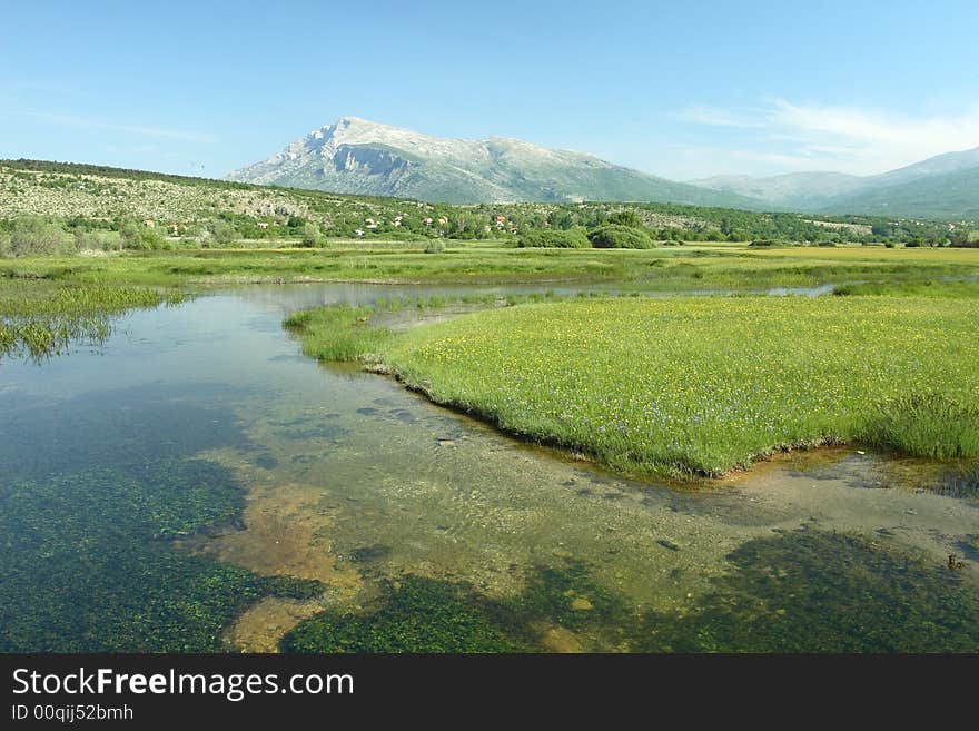 River Cetina in Croatia