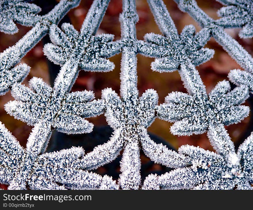 Frosted table