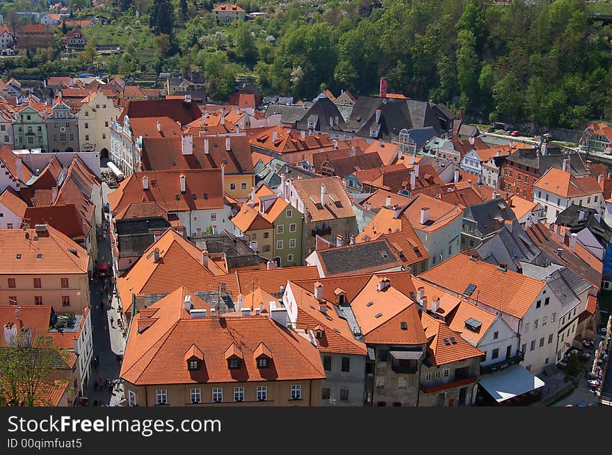 Tiled roofs in the Czech Republic