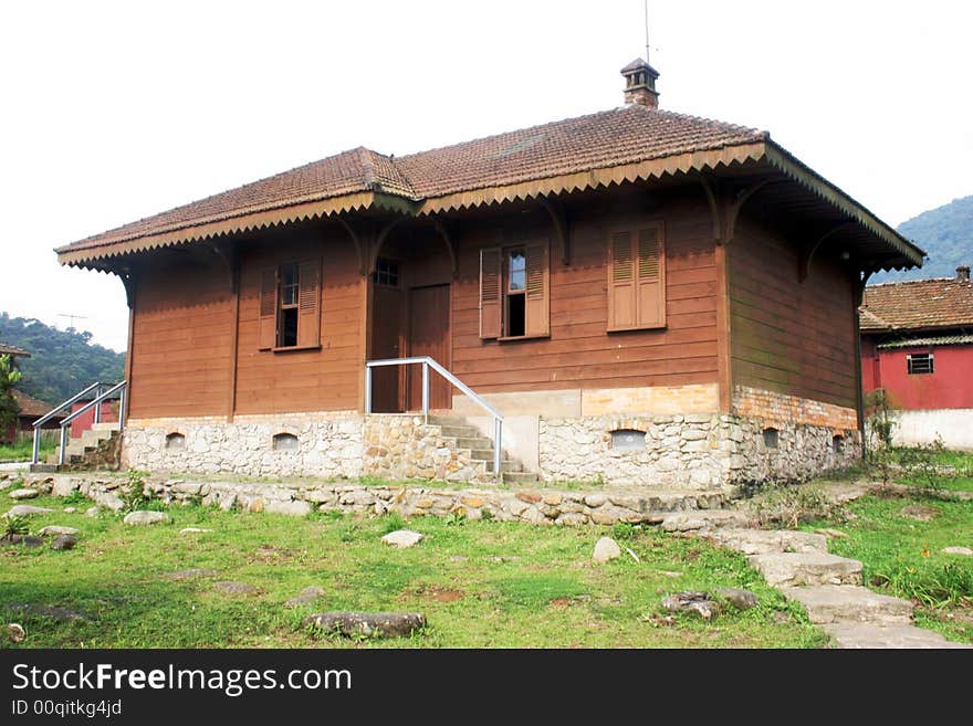 Old village of the railroad Santos Jundiai. Old village of the railroad Santos Jundiai