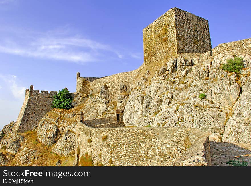 Portugal, area of Alentejo, Marvao: castle