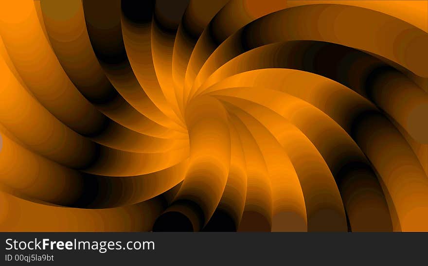 Design of vibrant swirls background in orange and black light. Design of vibrant swirls background in orange and black light.