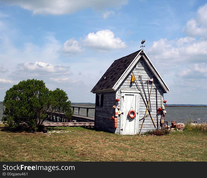 A small water shed in viriginia.