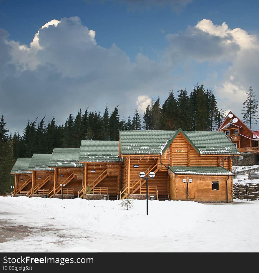 Wooden houses