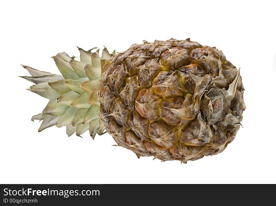 Ananas on white background