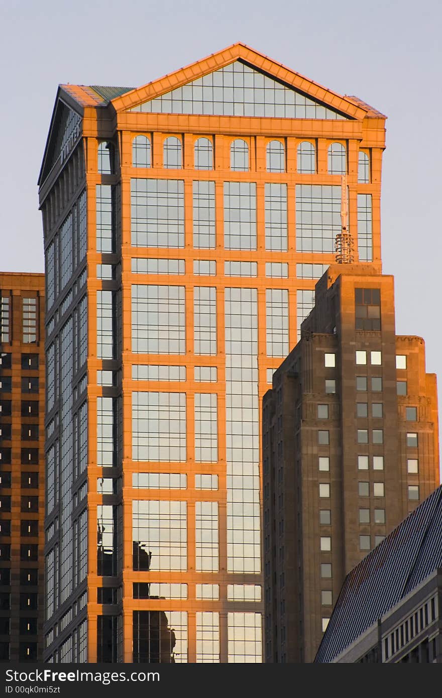 Evening in Downtown - buildings of Chicago. Evening in Downtown - buildings of Chicago.