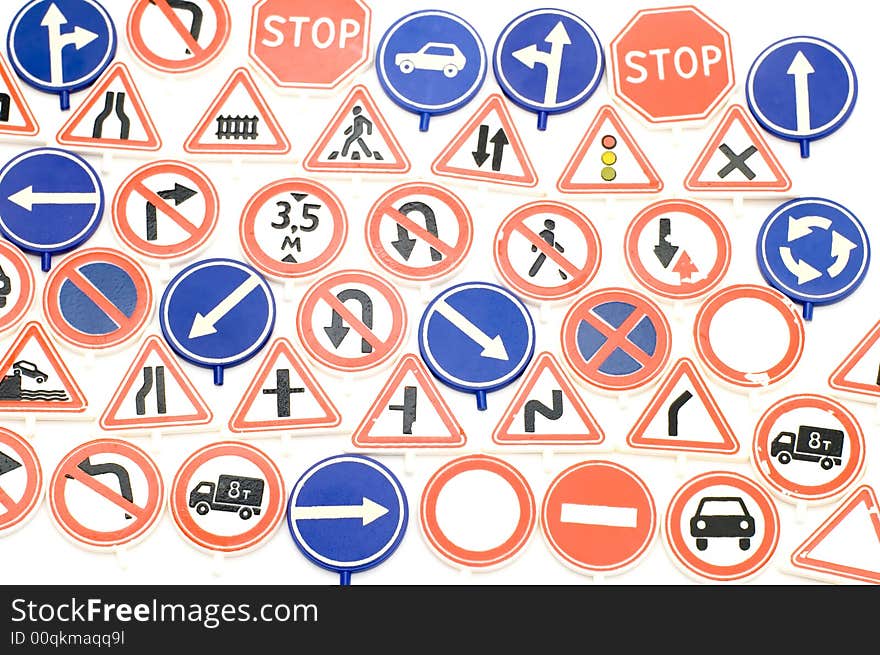 Road sign background