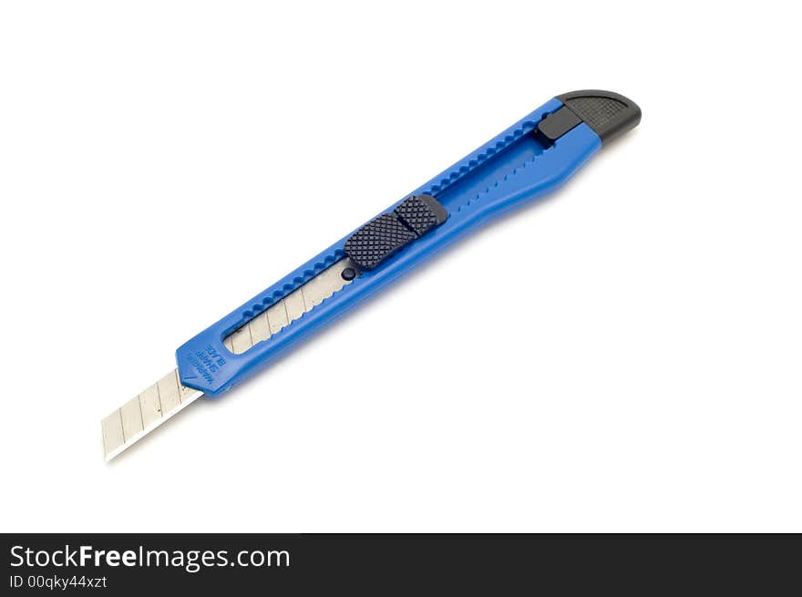 Blue paper cut knife