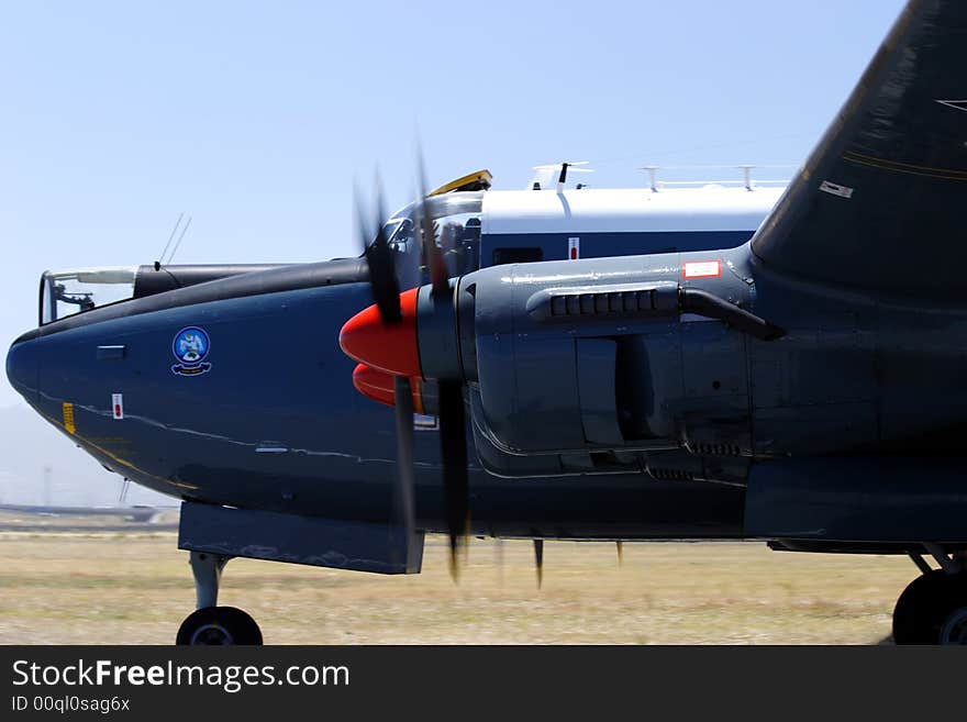 Picture of a ex South African airforce Shackelton taken at a air show in Cape Town