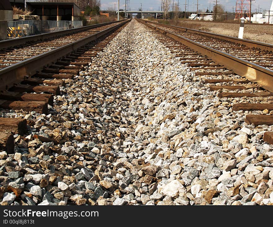 Vanishing Railroad Tracks