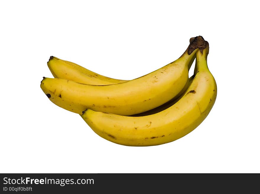 Bananas isolated on white background