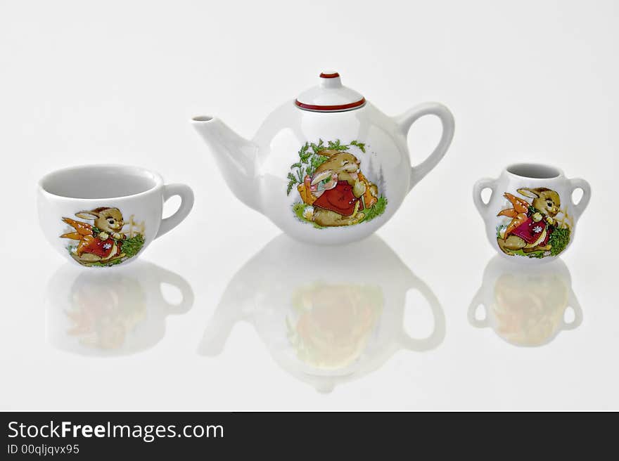 Rabbit Tea Set