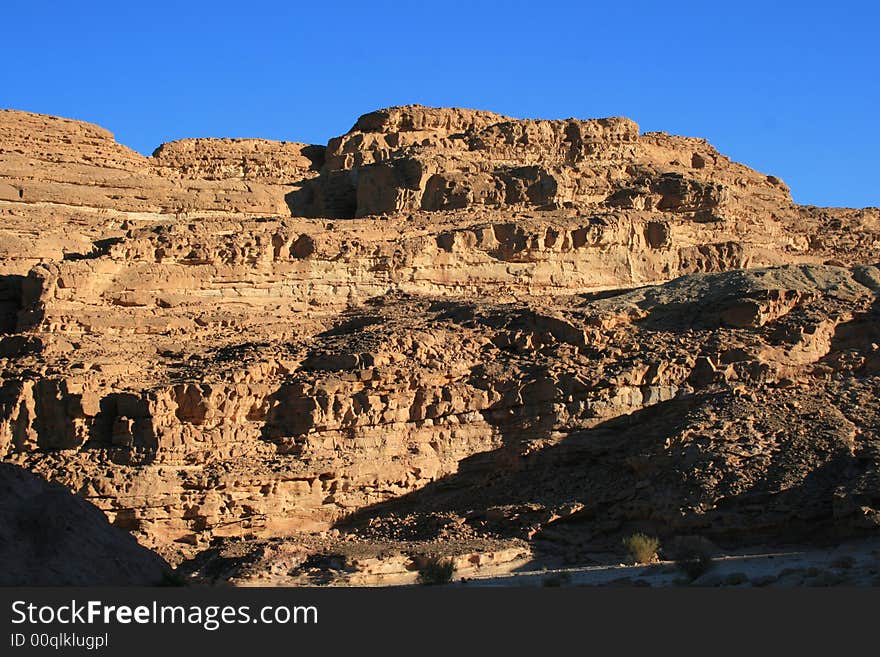 Mountains in Coloured canyon