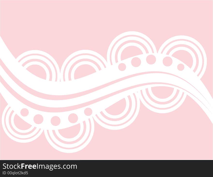 Abstract background, white on pink