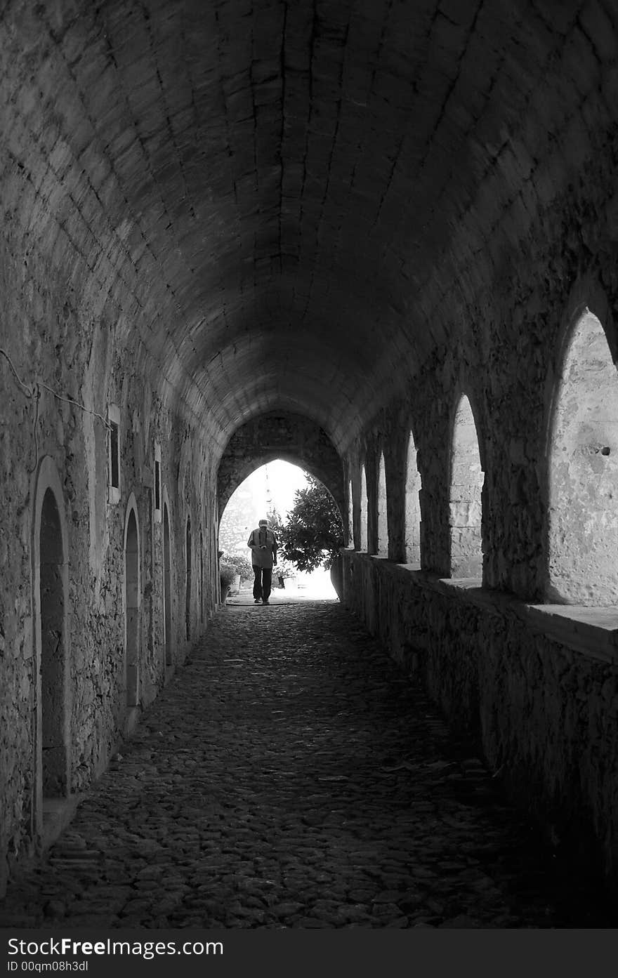 Monastery alley