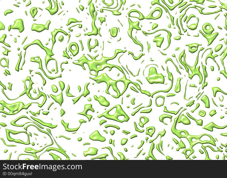 A abstract green alien background