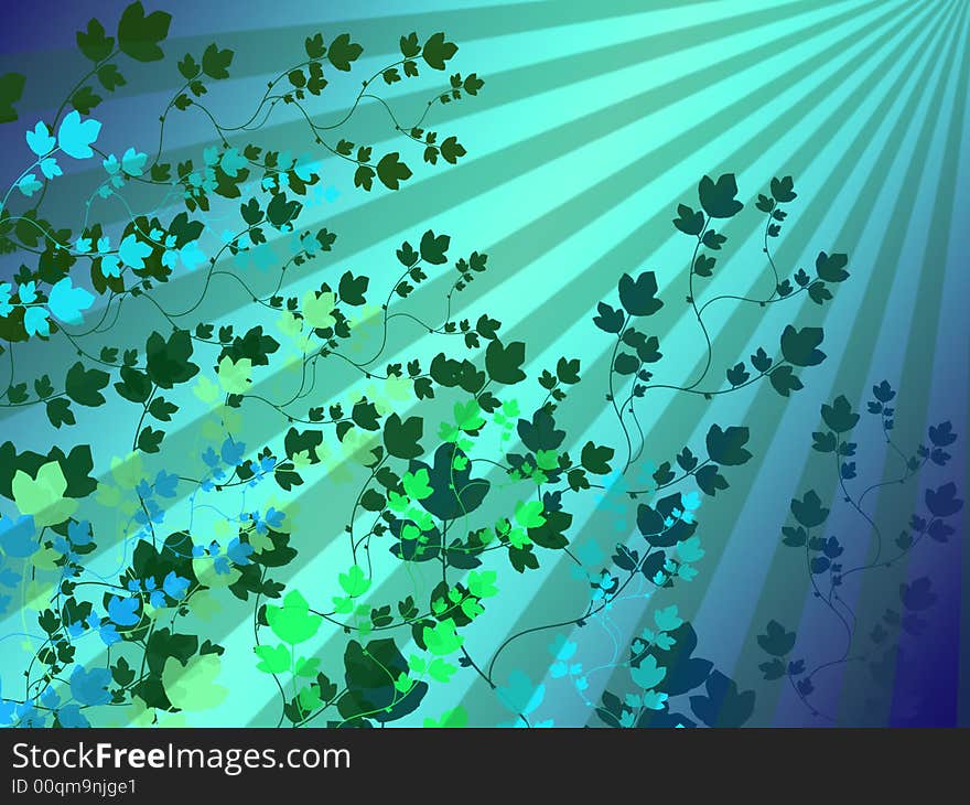 Foliage abstract illustration