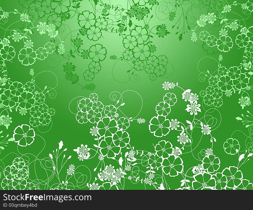 Foliage abstract illustration