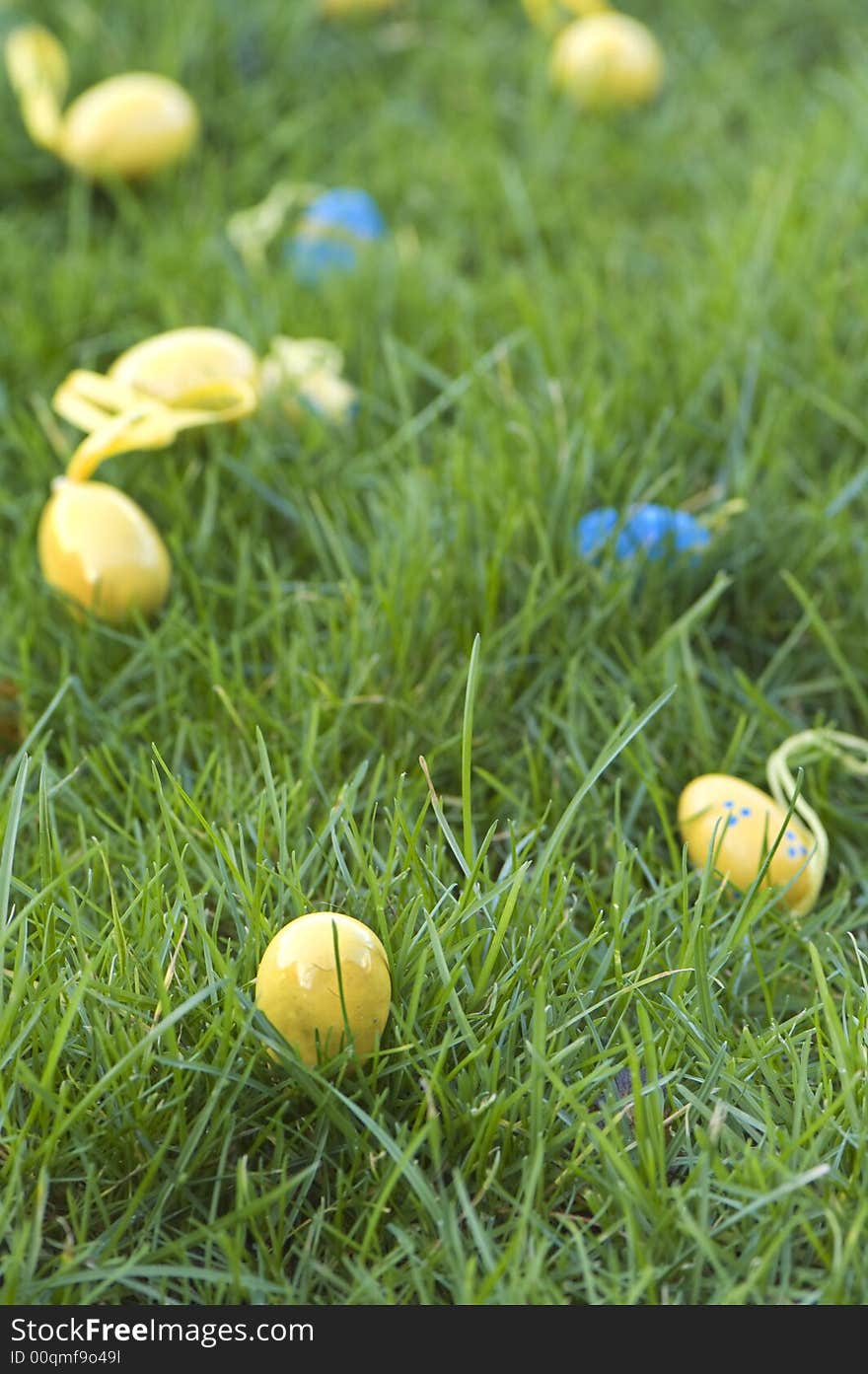 Easter Eggs In Gras