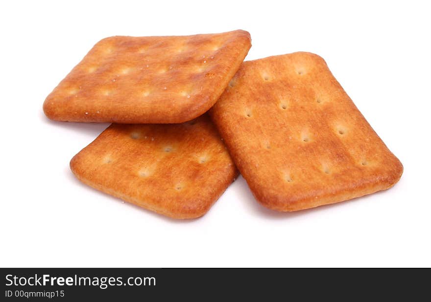 Cookies isolated on white background