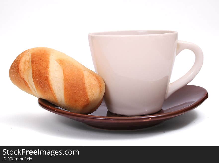 Coffee cup isolated on white background