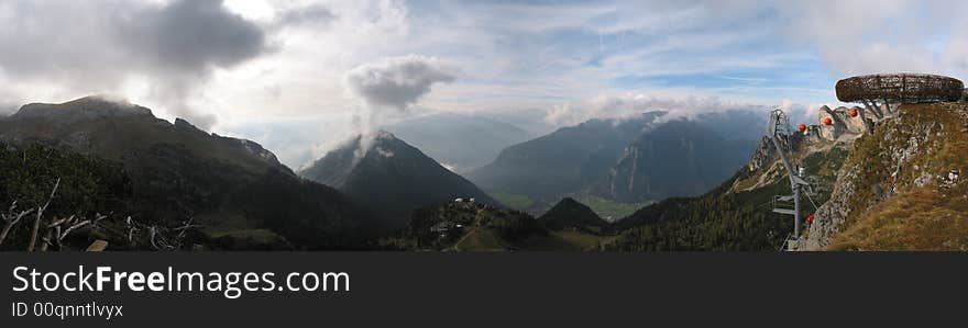 Special panorama from tirol, austria