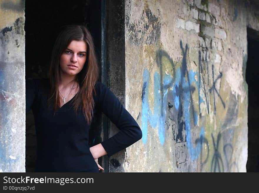 Young Girl In The Ruins8