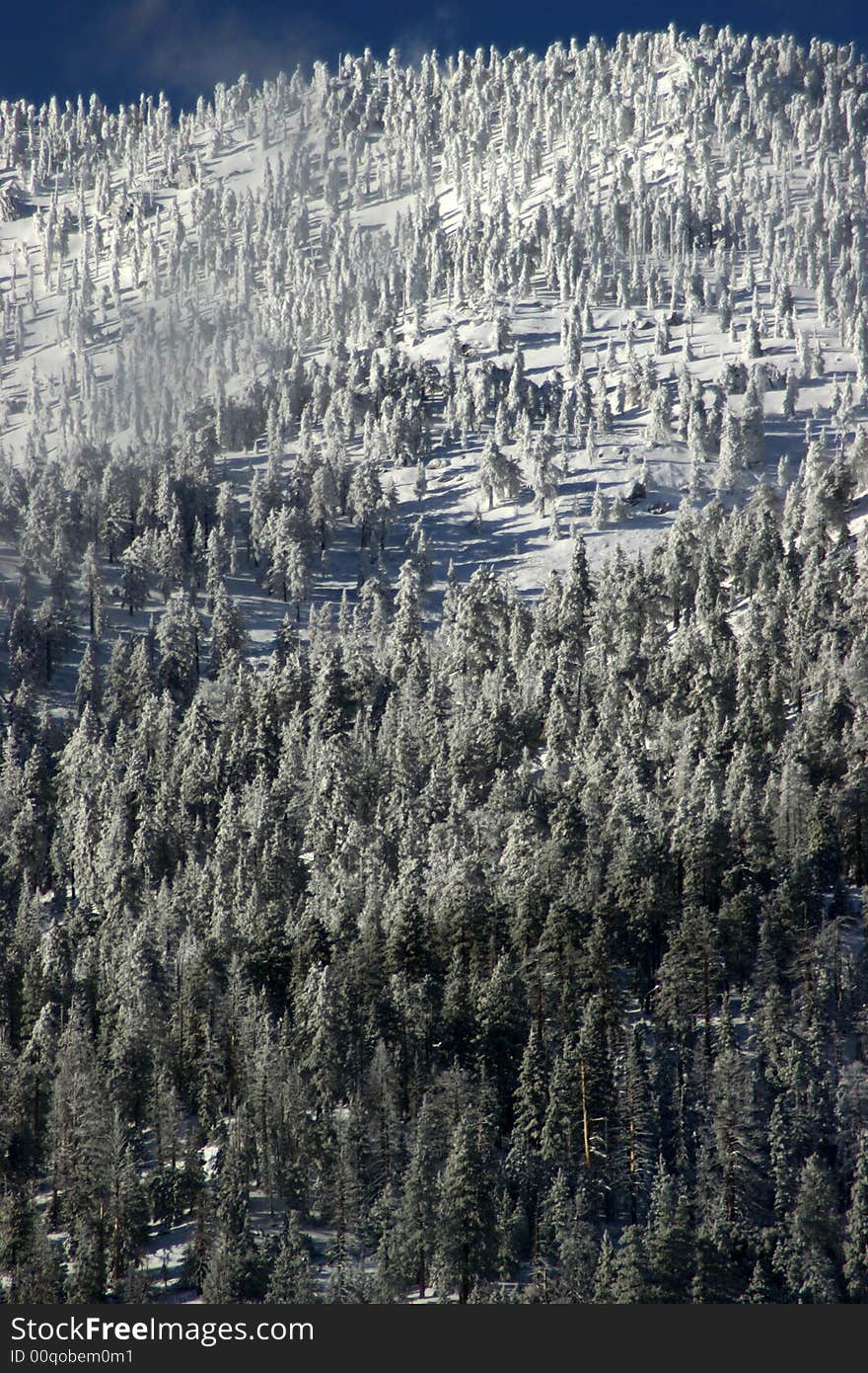 Snowy mountain