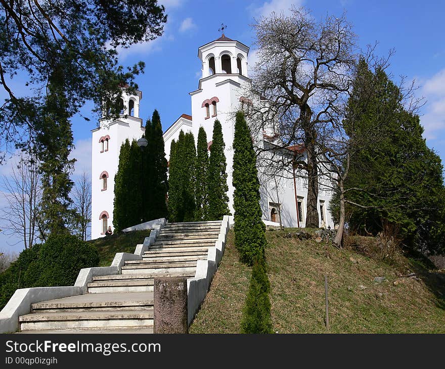 Old Monastery named Cherepishki monastery. Old Monastery named Cherepishki monastery