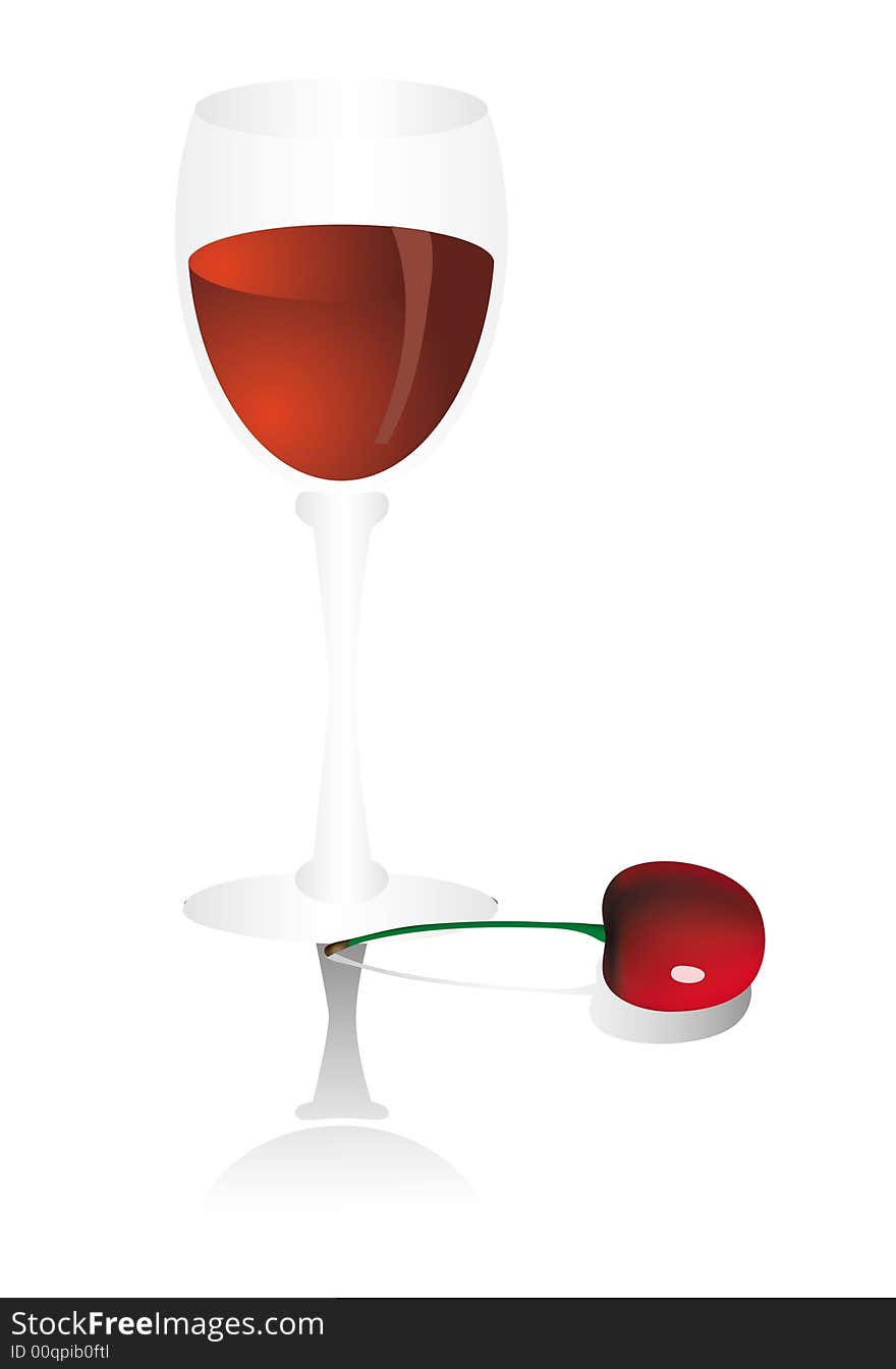 Goblet Blame With Cherry