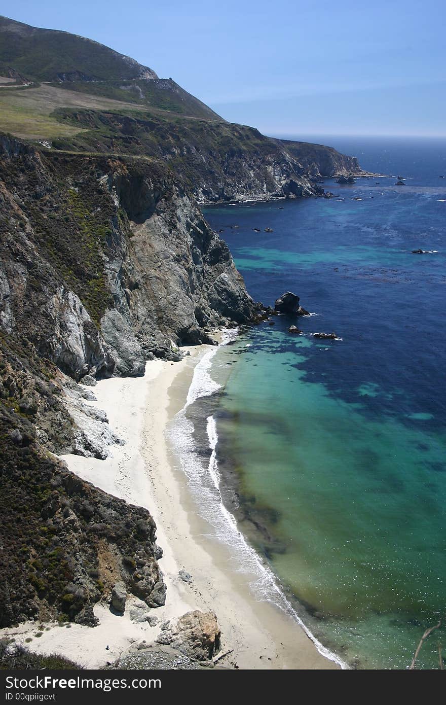 Ocean Scene in Big Sur, California