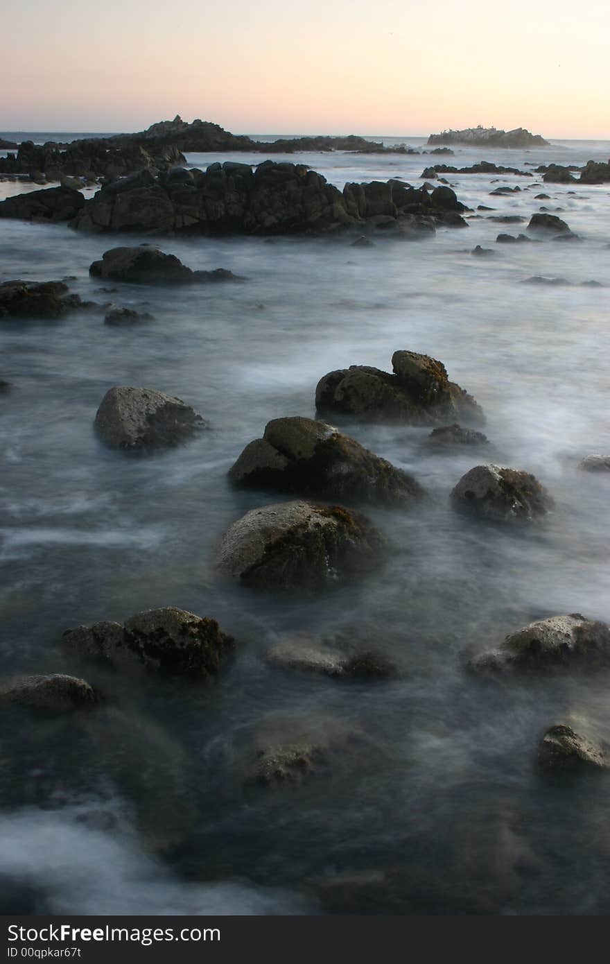 Sunset at Big Sur, California